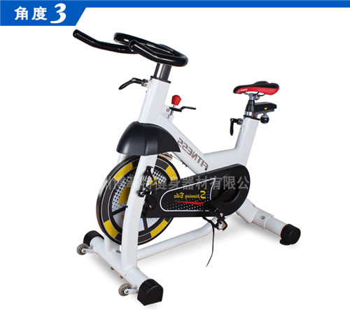 BSE06 象牙白時尚多功能防滑減震磁控動感單車批大圖展示1
