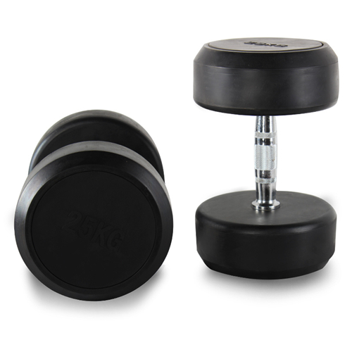 DP-01黑色固定包膠啞鈴健身器材廠家批發大圖展示2