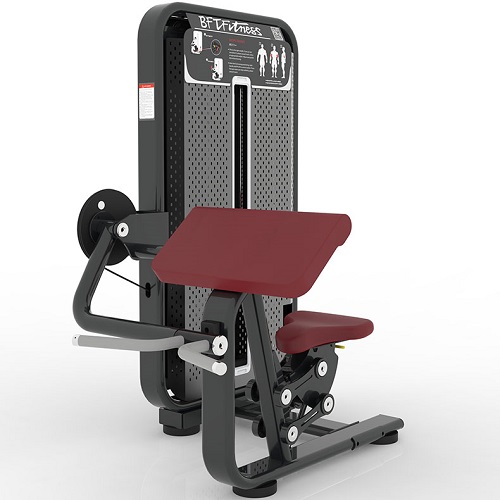 坐式二頭肌彎舉訓練器 肱二頭肌訓練器材 商用健身房器械廠家直銷