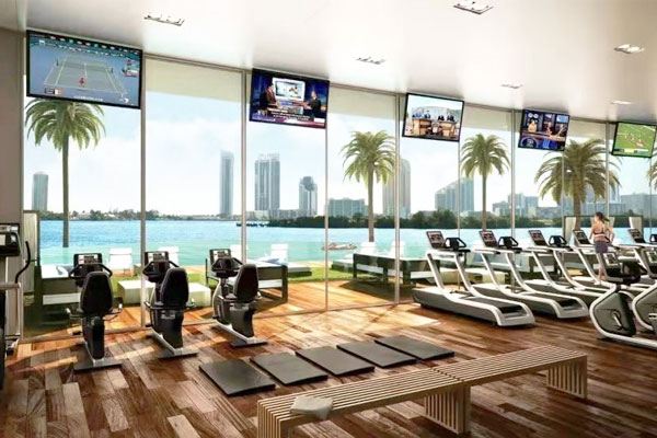 酒店會(huì)所健身房