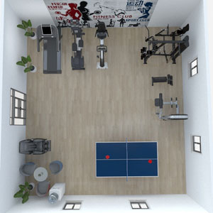 60㎡公司標(biāo)準(zhǔn)健身房超值套餐
