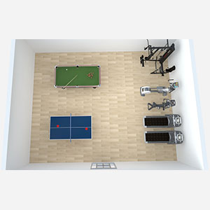 80㎡公司標(biāo)準(zhǔn)健身房超值套餐