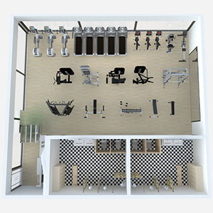 180㎡專業(yè)健身房超值套餐