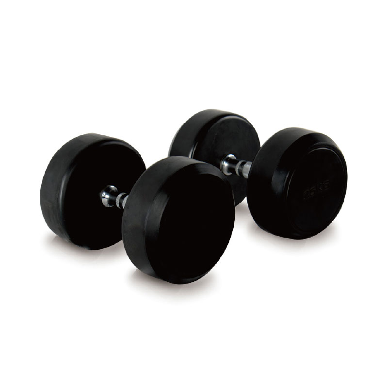 DP-01黑色固定包膠啞鈴健身器材廠家批發大圖展示1